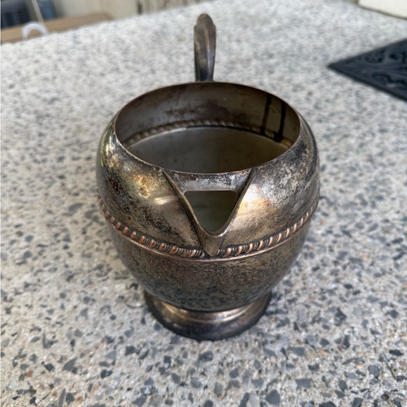 Antique Silver & Copper Pitcher - Picture 4 of 8